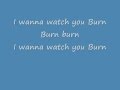 Papa roach - Burn lyrics 