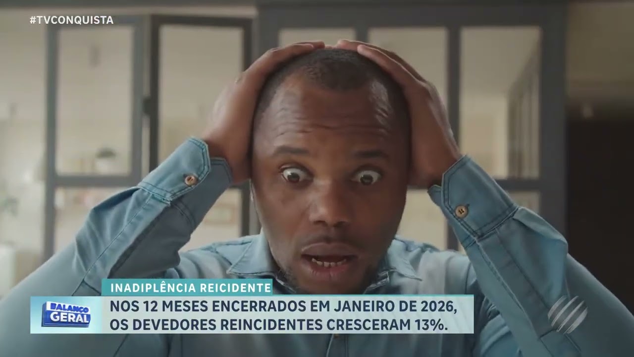 Inadimplência cresce 13% e reincidência atinge 84,9% dos consumidores
