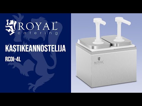 video - Kastikeannostelija - 2 pumppua - 2 x 2 L