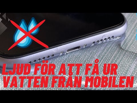 Ljud för att få ur vatten ur telefon | Få bort vatten från iPhone | Vatten i mobilen ljud | Ta bort