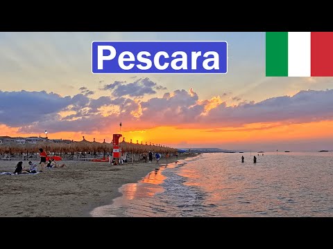 🇮🇹 Italy, Pescara Walking Tour 2025【4K】