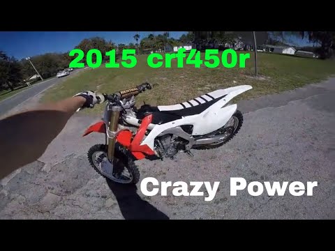 First ride on my new 2015 Crf450r