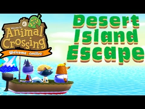 Animal Crossing: New Leaf - Welcome amiibo Update! - Desert Island Escape - 3DS Gameplay Walkthrough