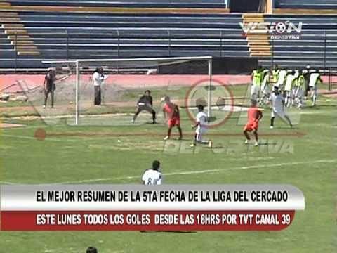 Quinta Fecha Liga del Cercado 2013 - Vision Deportiva TVT Canal 39