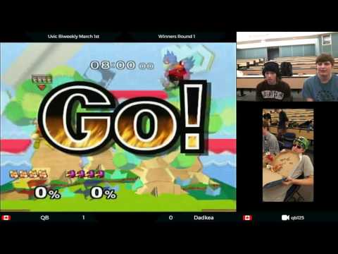 UVic Biweekly March 1st - QB (Falco) vs Ikea (Fox) - Winner's Round 1