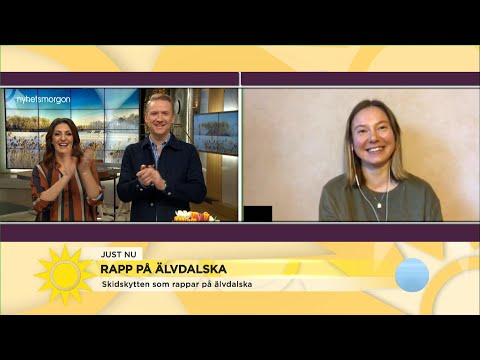 Sanna rappar på älvdalska: "Jag är allt du ser och lite till och du får tycka … - Nyhetsmorgon (TV4)