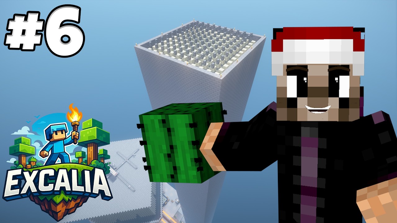 J'ai construit la plus grande farm a cactus du serveur ?! | Excalia ep6