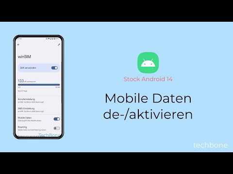 Mobile Daten aktivieren oder deaktivieren [Android 14]