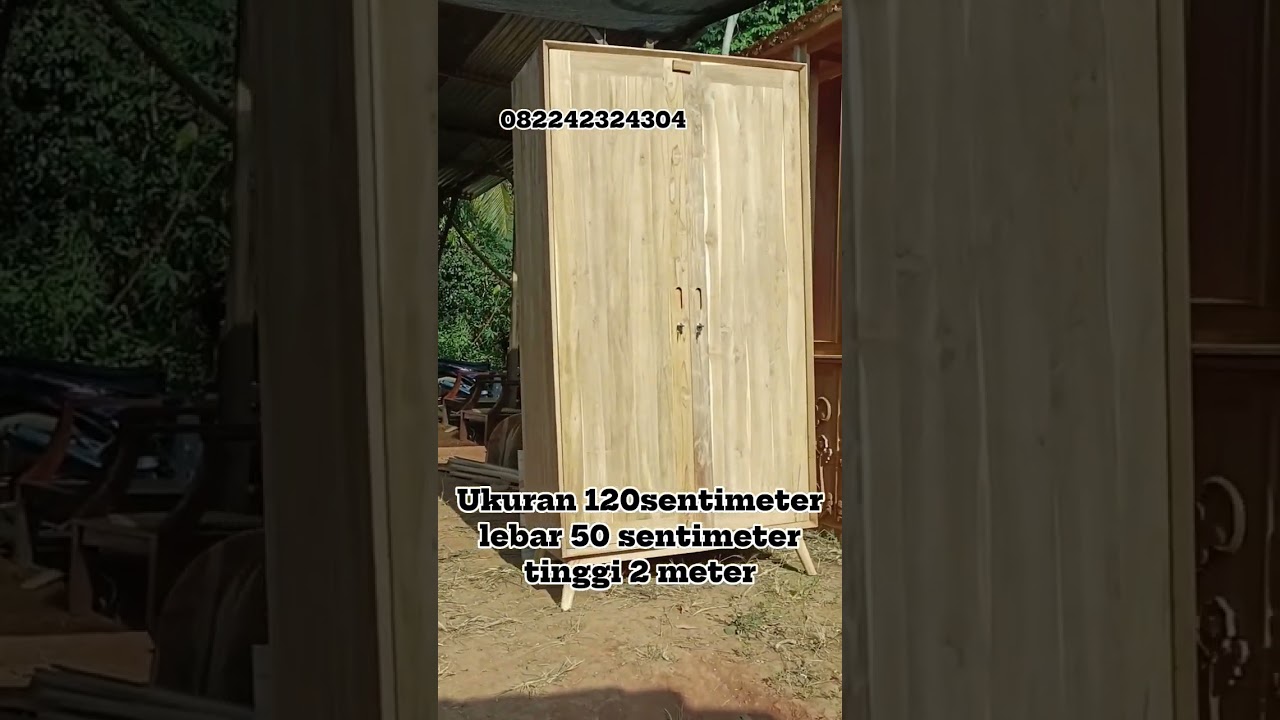 lemari pakaian 2 pintu model retro terbaru 2023 #lemaripakaian