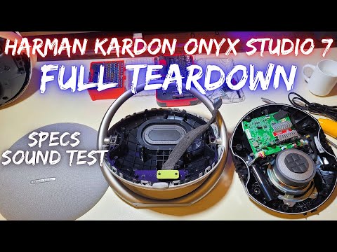 Harman/Kardon Onyx Studio 7 Complete Teardown + Specs&Sound Test