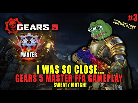 "I WAS SO CLOSE..." - SWEATY Master Ranked FFA Gameplay #3 - Gears 5