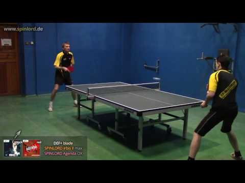 Continue attack witn OX long pips after topspin with inverted (SPINLORD Agenda OX)