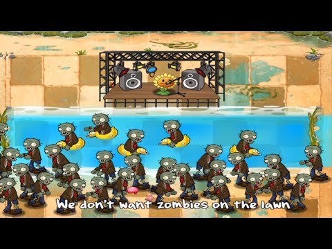 Plants vs Zombies Time Travel Mod of 'Zombies on Your Lawn' End Credits Song PvZ