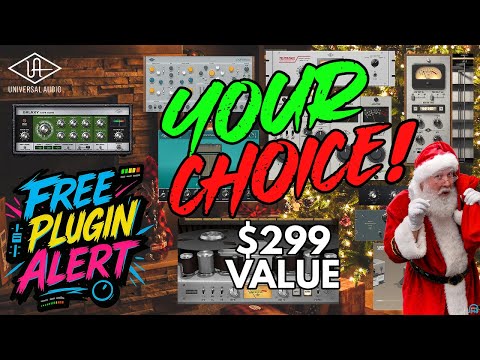 FREE PLUGIN from Universal Audio 🎁 YOUR CHOICE $299 Value