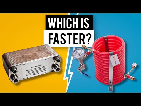 Part of a video titled Plate Chiller vs. Counterflow Chiller | BrüTech - YouTube