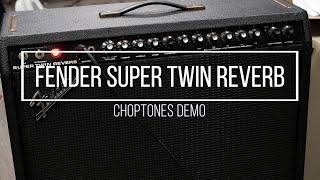 Video thumbnail for Fender Super Twin Reverb | Playthrough Demo by ChoptonesOfficial