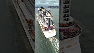 MSC SEAVIEW cruise  cruzeiro navio transatlantico  santos brasil @cruzeiros2025  2025  #shorts