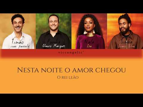 Nesta noite o amor chegou- letra