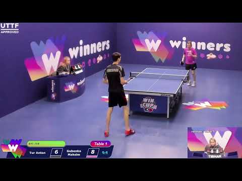WINners CUP table 1 01.02 Tur Anton - Gubenko Maksim 21:00