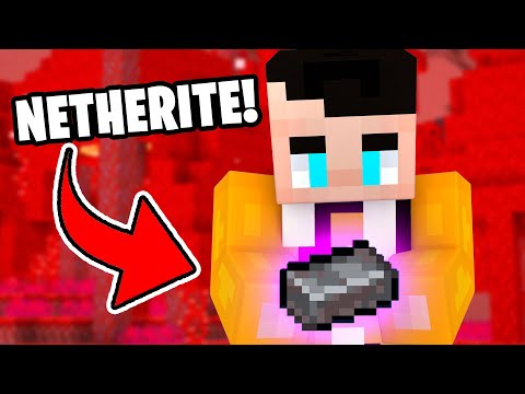 I FOUND NETHERITE IN MY VANILLA!