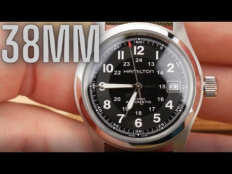 38mm Hamilton Khaki H704450  I  The Swiss Field Watch for Small Wrists