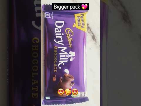 Dairy Milk biggest pack 😋🍫🍫 yummy || #shorts #dairymilk #food #chocolate 💖🍫