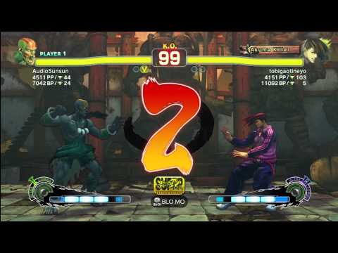 SSF4 AE [Dhalsim] Audiosunsun vs tobigaotineyo [Yang]