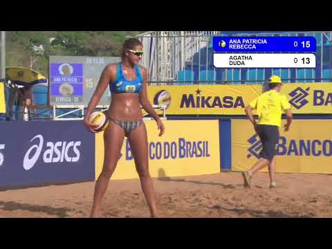 Beachvolley-Ana Patrícia/Rebecca vs.Agatha/Duda- 1 Etapa-2017/2018-OPEN-Brasil