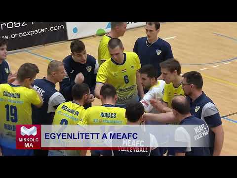 Egyenlített a MEAFC a röplabda döntőben