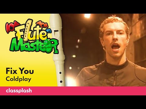 Fix you - Coldplay | Recorder Lesson with Flute Master