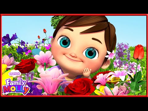 Blumen überall | Ich mag Blumen | Cartoons und Kinderlieder  @MollyreimtKinderlieder #babyhai