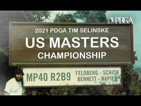 2021 PDGA Tim Selinske U.S. Masters | MP40 Lead | R2B9 | Feldberg, Schick, Bennett, Napier