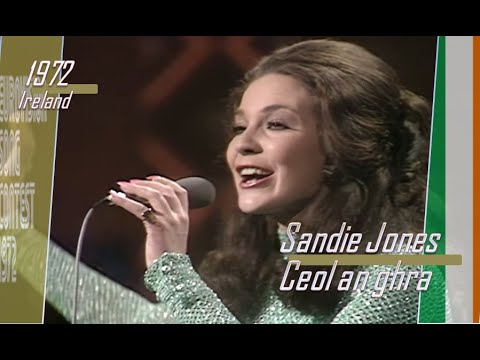 eurovision 1972 Ireland 🇮🇪 Sandie Jones - Ceol an Ghrá ᴴᴰ