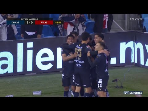 🙌⚽ GOL DE ARIEL CASTRO | CD Guadalajara 2-0 Atlas FC | Amistoso Internacional 2025