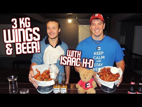 3kg Blazing Chicken Wings Challenge in Newcastle, Australia w/ Competitive Eater @IsaacHD