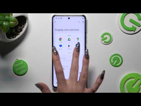 How to Adjust Size of Text in Motorola Edge X40 - Resize Font