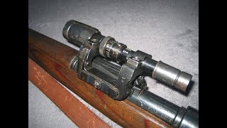 Mauser K 98 k + ZF 41 ( 1,5 x scope) Schießen auf 250 m