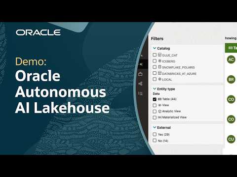 Oracle Autonomous AI Lakehouse Unifies Data for AI and ...