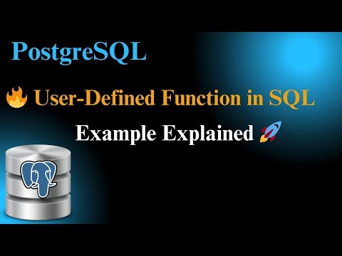 User Defined Function In Postgresql Sql 14 Sql Query Example Vaseem Analyst