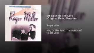 So Saith He The Lord (Original Demo Version)