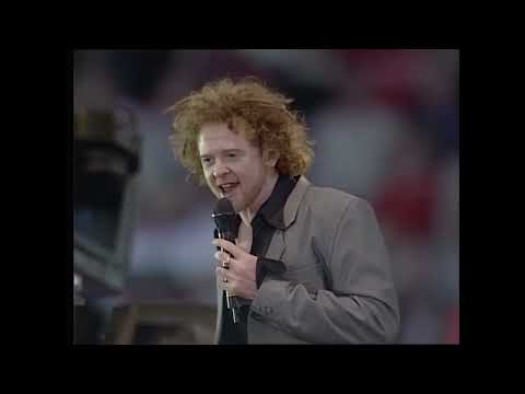 Simply Red "Thrill Me". Unforgettable performance at Manchester's Old Trafford. Euro 96 Extravaganza