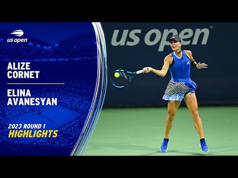 Alize Cornet vs. Elina Avanesyan Highlights | 2023 US Open Round 1
