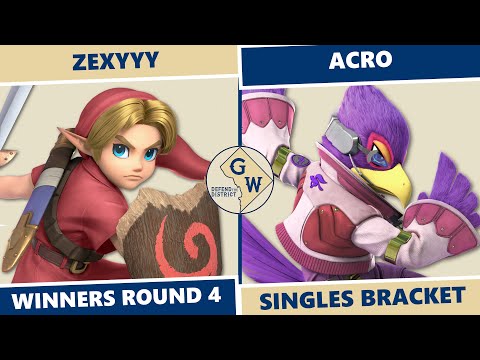 Defend The District 6: Winners Round 4 - Zexyyy (Young Link) Vs Acro (Falco) SSBU Singles