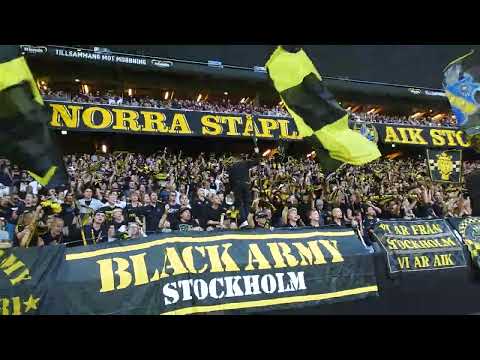 "Här är vi på Norra Stå" (AIK - BK Häcken 1-2)