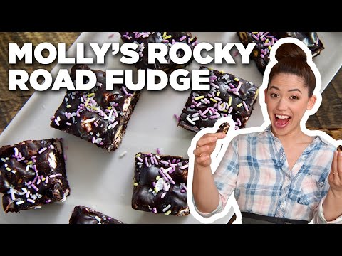 Molly Yeh's Rocky Road Fudge | Girl Meets Farm | Food Network