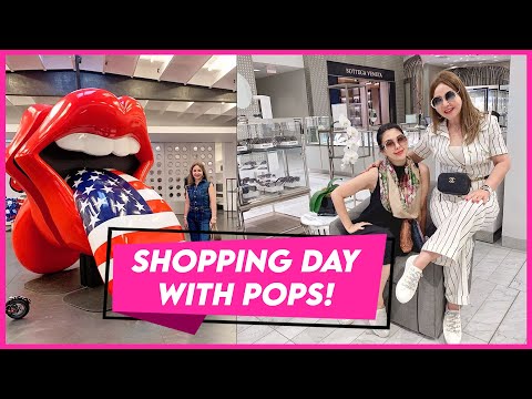 SHOPPING DAY  WITH POPS IN LA! | Small Laude