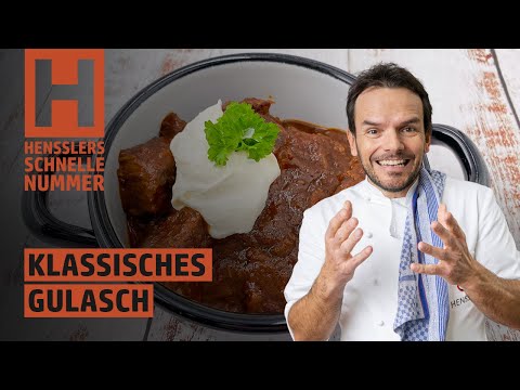 Quick and easy classic goulash recipe by Steffen Henssler