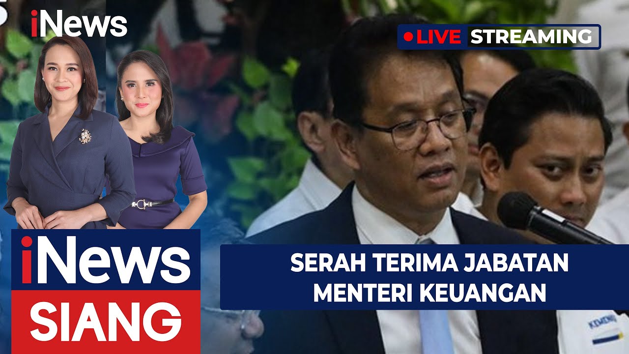 🔴LIVE Serah Terima JabatanMenteri Keuangan | iNews Siang (09/09)