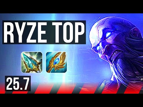 RYZE vs TRYNDAMERE (TOP) | Godlike | EUNE Grandmaster | 25.7