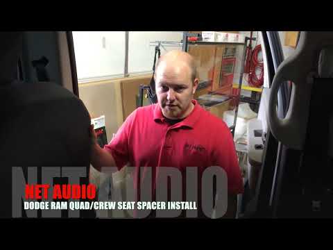 Dodge Ram Crew Cab and Quad Cab Seat Spacer Install